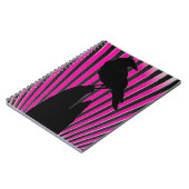 Crow-Silhouette-Notebook Notizblock (Linke Seite)