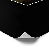 CROW SPIRIT & Totem Pole Art Poster (Ecke)