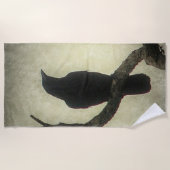 Crow Strandtuch (Vorderseite)