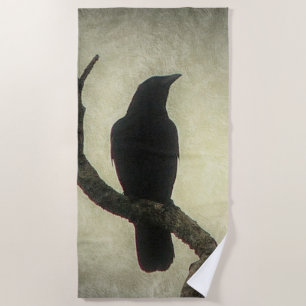 Crow Strandtuch