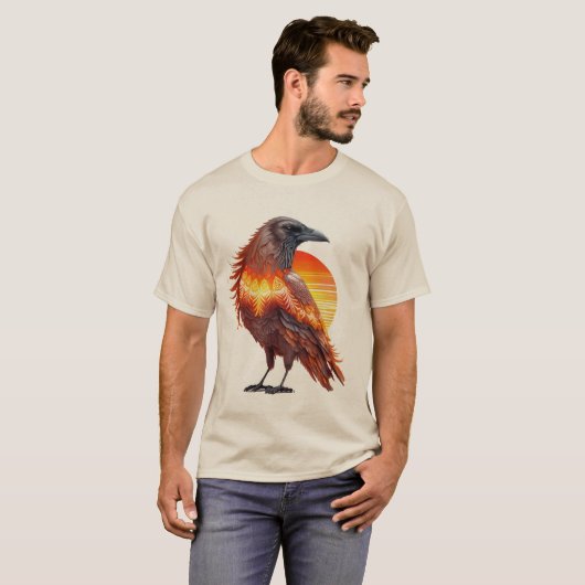 Crow Sun 01 T-Shirt (Vorne ganz)
