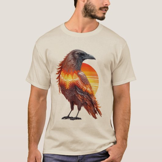 Crow Sun 01 T-Shirt (Vorderseite)