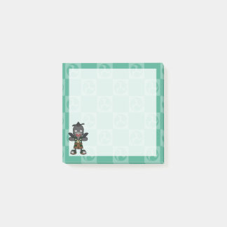 Crow Tengu - Japanisch Yokai Post-it Klebezettel