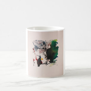 Crow Totem Abstrakt Jeff Hankamer Artjunkhaus Kuns Kaffeetasse