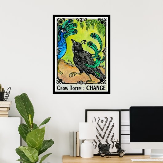 Crow Totem CHANGE Poster (Heimbüro)