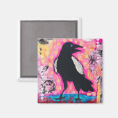 Crow Tunes Magnet (Vorderseite/Rückseite)