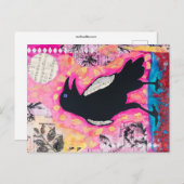 Crow Tunes Postkarte (Vorne/Hinten)