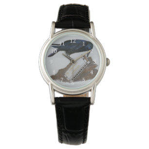 Crow und Harmonica Armbanduhr