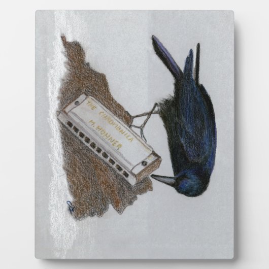 Crow und Harmonica Fotoplatte (Vorderseite)