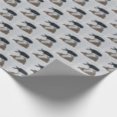 Crow und Harmonica Geschenkpapier (Ecke)