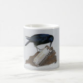 Crow und Harmonica Kaffeetasse (Mittel)