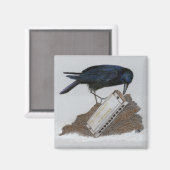 Crow und Harmonica Magnet (Vorderseite/Rückseite)