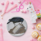 Crow und Harmonica Pappteller (Party)