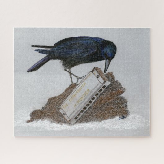 Crow und Harmonica Puzzle (Horizontal)