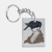 Crow und Harmonica Schlüsselanhänger (Vorderseite links)