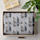 Crow und Harmonica Seidenpapier (Geschenk)