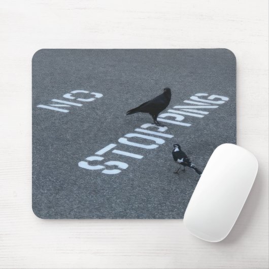 Crow und Magpie Mousepad (Mit Mouse)
