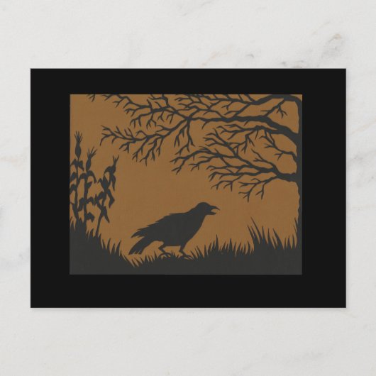 Crow und Mais Postkarte (Vorderseite)