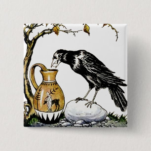 Crow und Pitcher Button