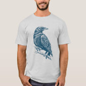 Crow v2 - Ocean Blue T-Shirt (Vorderseite)