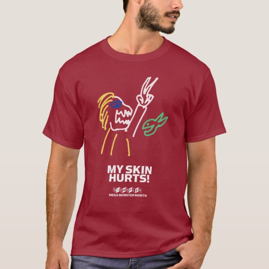 Crow vs Servo: MEINE HAUT HURTS! T-Shirt (Vorderseite)