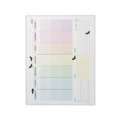 Crow Weekly Planner Notizblock (Rotiert)