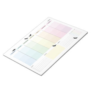Crow Weekly Planner Notizblock