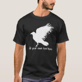 Crow - weiß T-Shirt (Vorderseite)