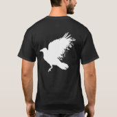 Crow - weiß T-Shirt (Rückseite)