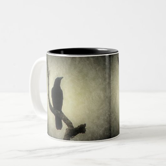 Crow Zweifarbige Tasse (Vorderseite Links)