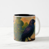 Crow Zweifarbige Tasse (VorderseiteRechts)