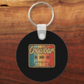 Crowbar Vintage Cette Retro Music 90s Guitar  Schlüsselanhänger (Vorderseite)