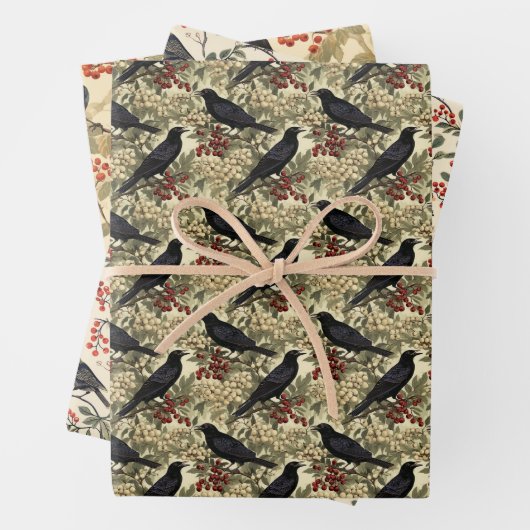 Crowberry Geschenkpapier Set (Beispiel)