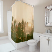 Crowd at concert - Retro-Stil Fotokonzert, Duschvorhang (Beispiel)