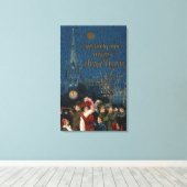 Crowd Blower Horns Leinwanddruck (Insitu (Holzboden))