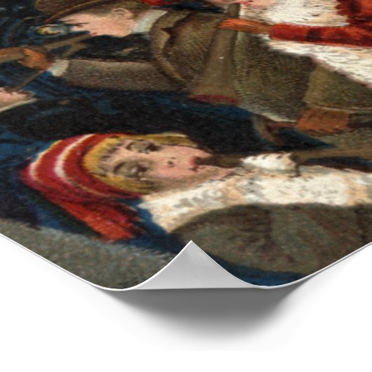 Crowd Blower Horns Poster (Ecke)