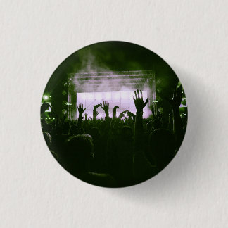 Crowd & Bühne - Kalkgrün Button