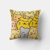 Crowd cat kissen (Rückseite)