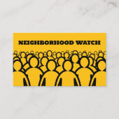 Crowd Design, Neighbhood Watch Community Visitenkarte (Vorderseite)