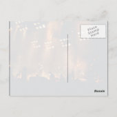 Crowd genießt Musikkonzert Postkarte (Rückseite)