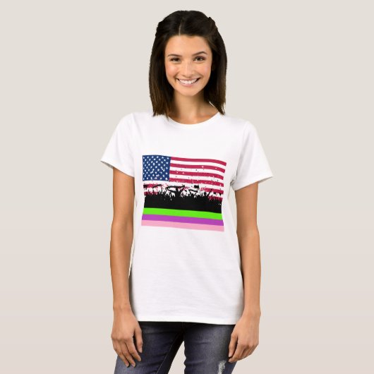 Crowd On American T-Shirt (Vorne ganz)