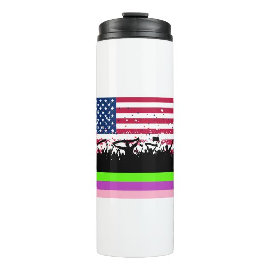 Crowd On American Thermosbecher (Vorderseite)