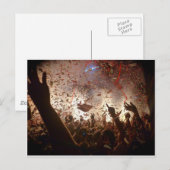 Crowd Party Postkarte (Vorne/Hinten)