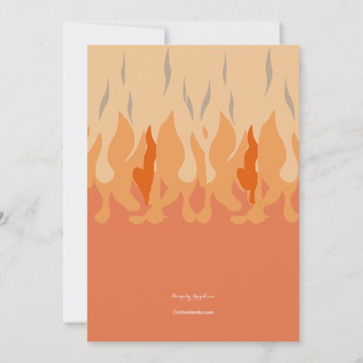 Crowd Pleaser Barbecue Einladung (Rückseite)