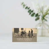 Crowd Portrait, Fotograf, Fotografie Visitenkarte (Stehend Vorderseite)