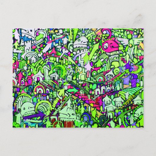 Crowd Postkarte (Vorderseite)