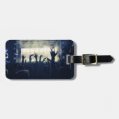 Crowd & Stage - Blue Gepäckanhänger (Vorderseite horizontal)