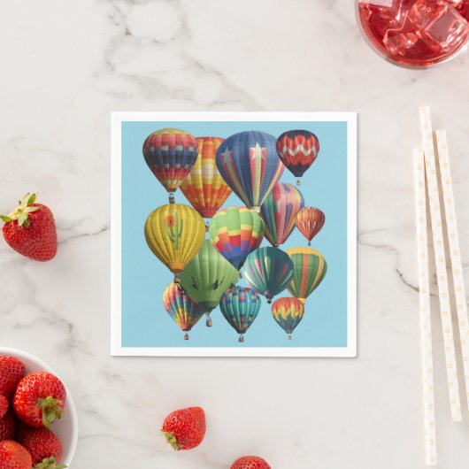 Crowdair Balloons Papier Napkin Serviette (Beispiel)