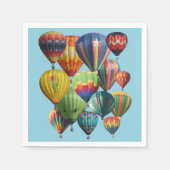 Crowdair Balloons Papier Napkin Serviette (Vorderseite)