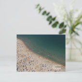 Crowded- Nazare, Portugal Postkarte (Stehend Vorderseite)